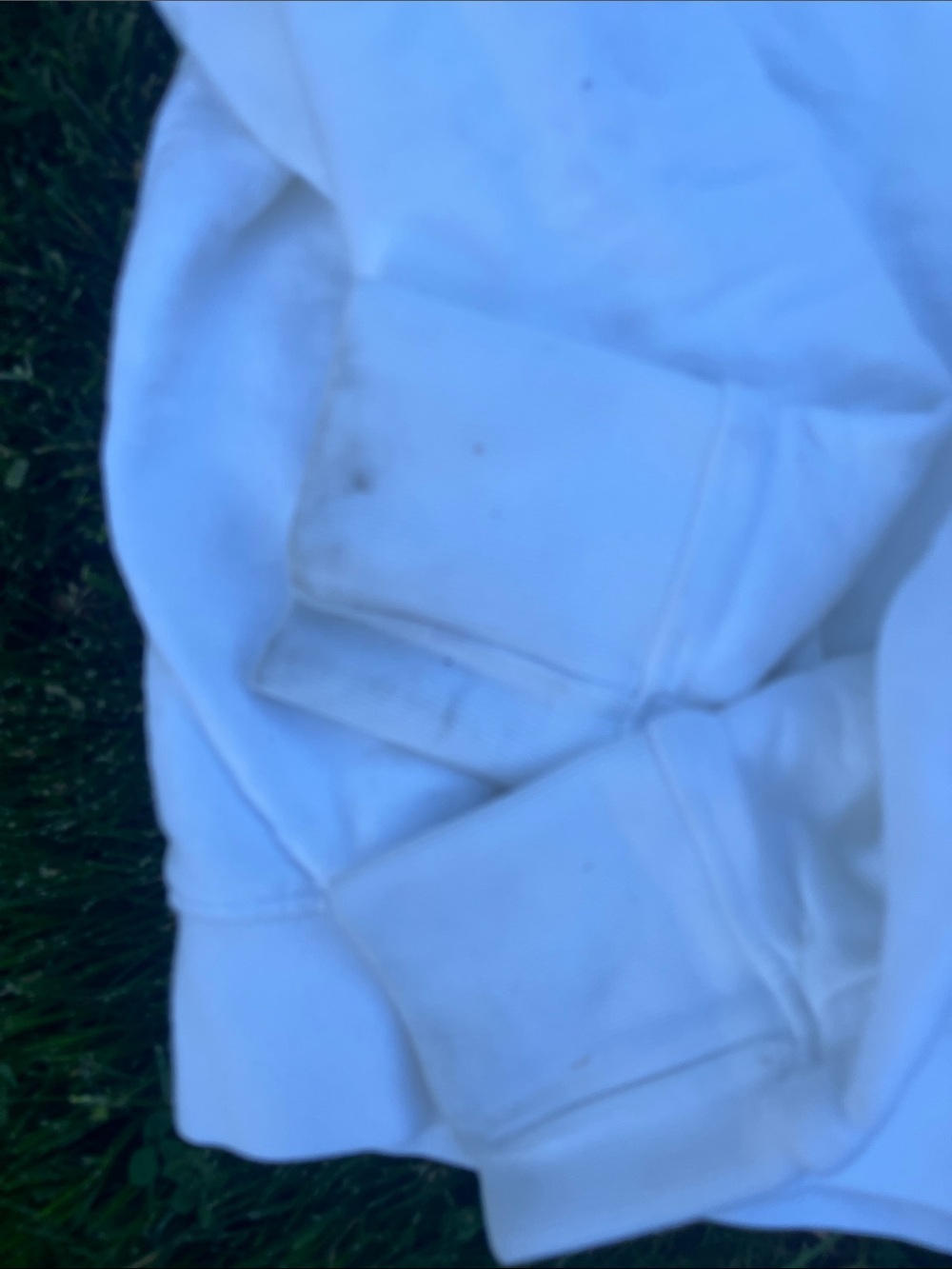Spiritual gangster xPeloton S White Striped Crewneck Sweatshirt with Sun Graphic - Picture 3 of 3